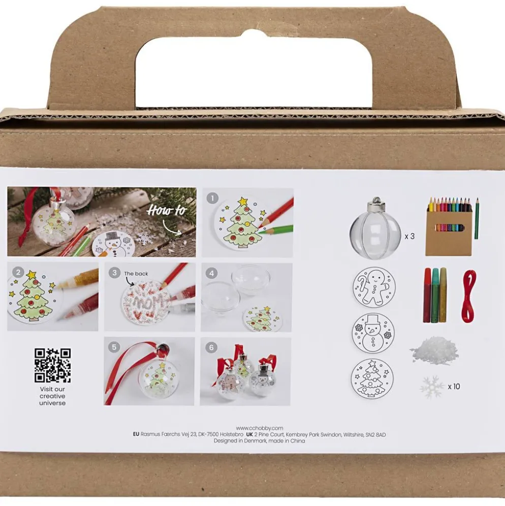 Askartelusetti Mini Joulupallot