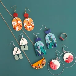 DIY Fimo Paste Box – Slab Jewellery -korusetti