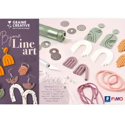 DIY Fimo -savisetti – Line Art