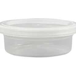Kannelliset muovipurkit
