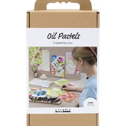 Öljypastellit askartelusetti