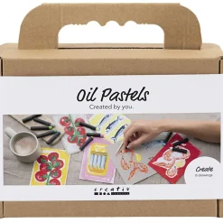 Mini Öljypastellit askartelusetti