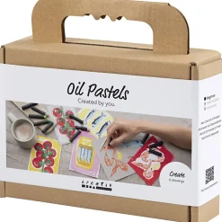 Mini Öljypastellit askartelusetti
